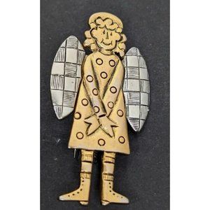 Wendy’s World Angel Brooch Pin